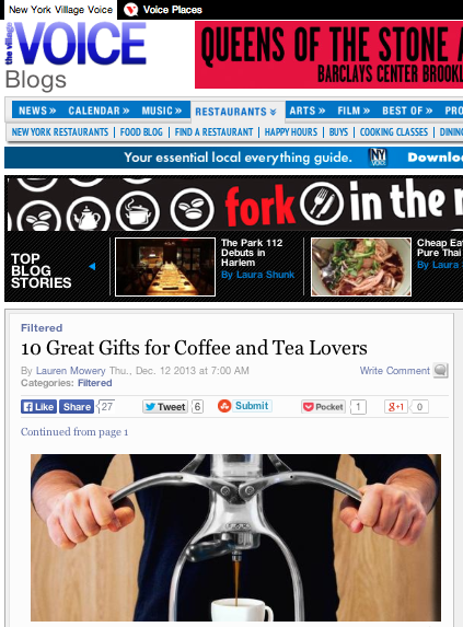 The Village Voice - 10 Great Gifts