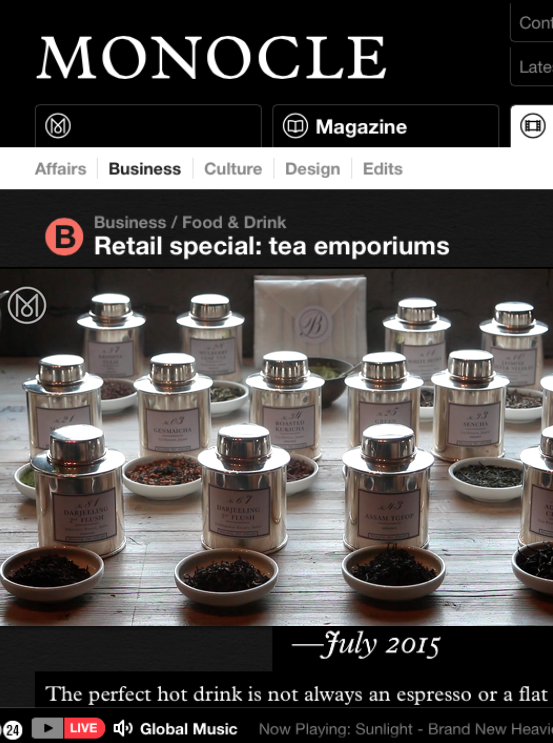 Monocle Mag - Tea Emporiums