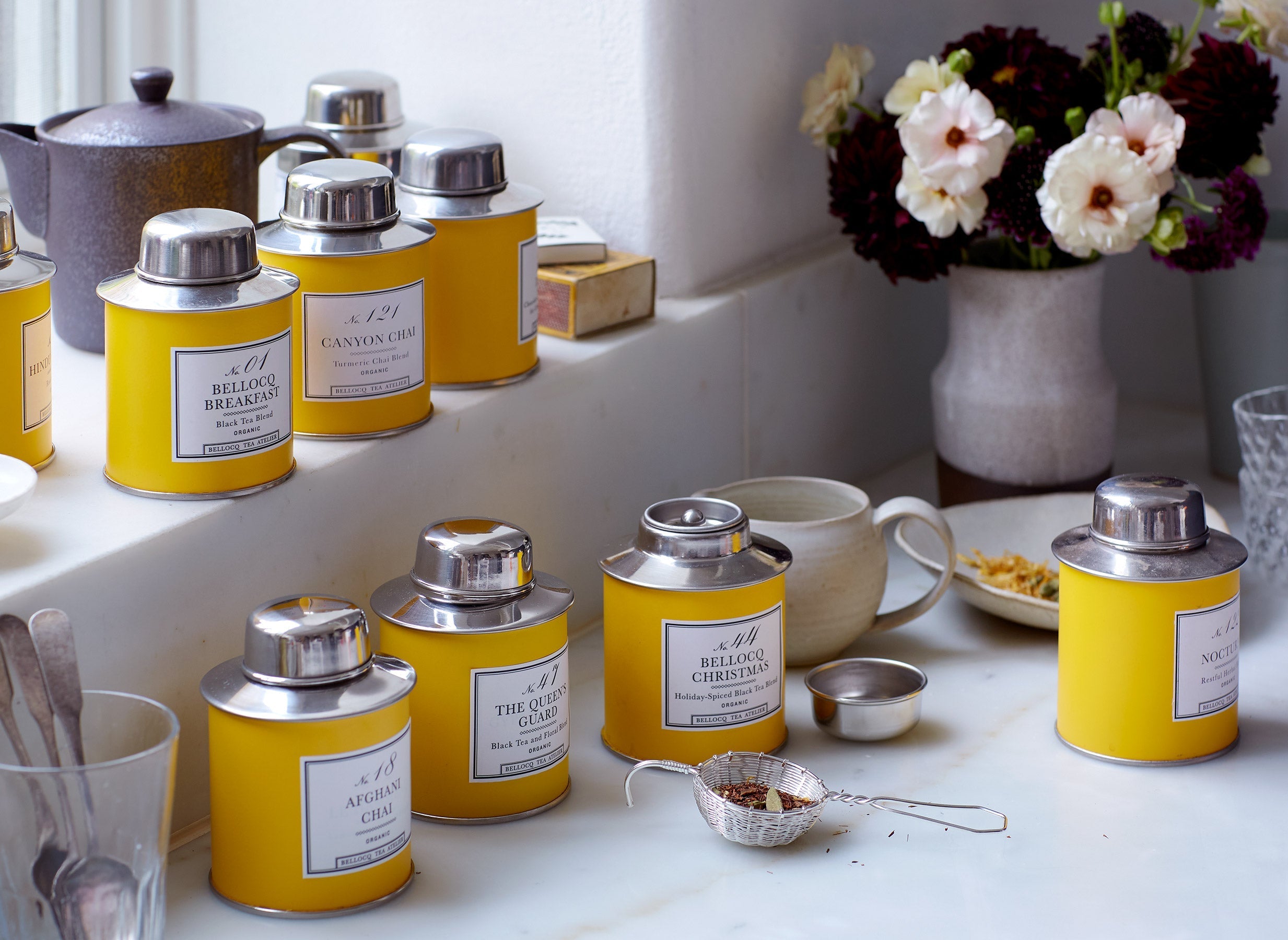 Critically acclaimed BELLOCQ pure teas and bespoke blends. 