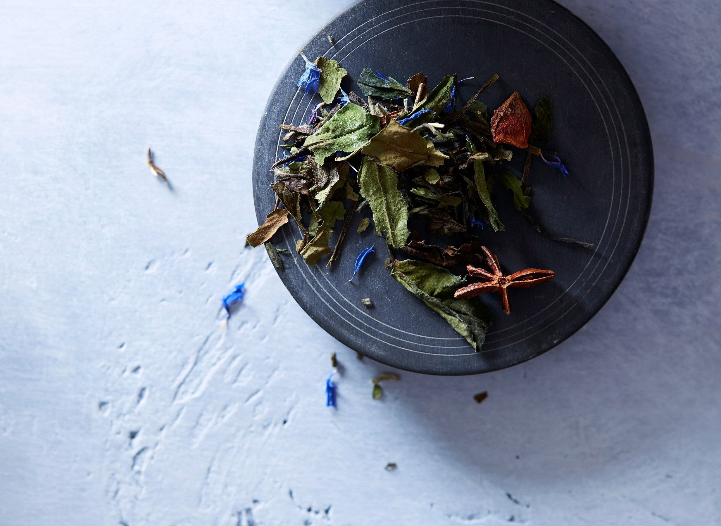 A photo of Bellocq's Signature Tea Blends.