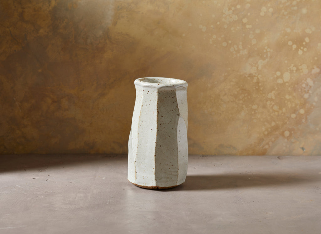 Faceted Column Vase
